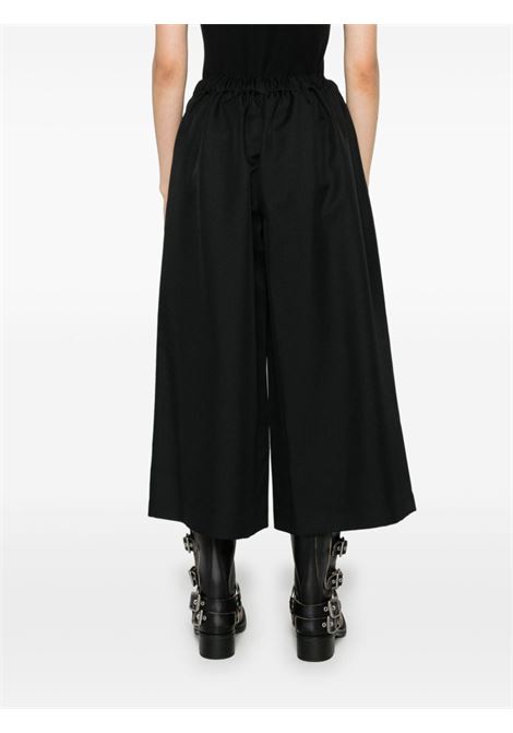 Pantaloni crop in nero Comme des garcons - donna COMME DES GARCONS | GNP0091